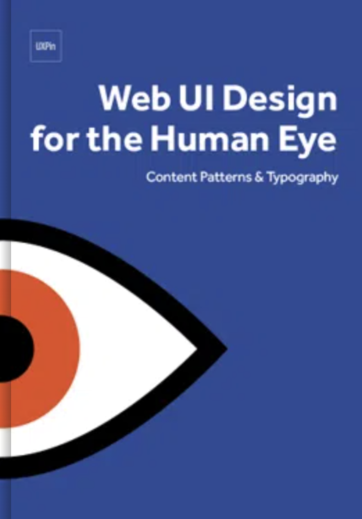 Web UI Design Content pattern & Typography cover