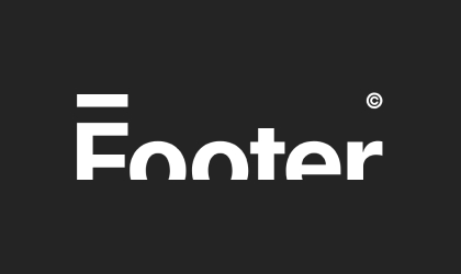 footer design logo