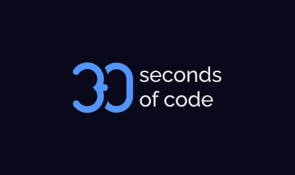 logo 30 seconds of code
