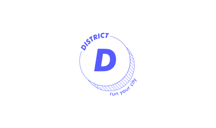 logo the district